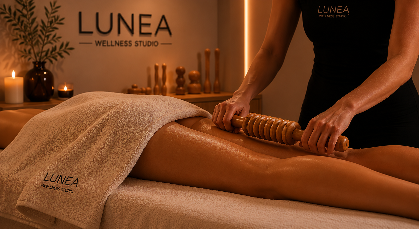 Descubre la maderoterapia en LUNEA Wellness Studio Madrid. Tratamientos corporales premium en Chamartín Bernabéu enfocados en bienestar, drenaje y cuidado corporal en un entorno relajante.